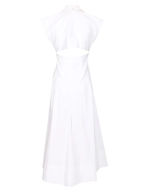 Sportmax White Long Dress - Image 2