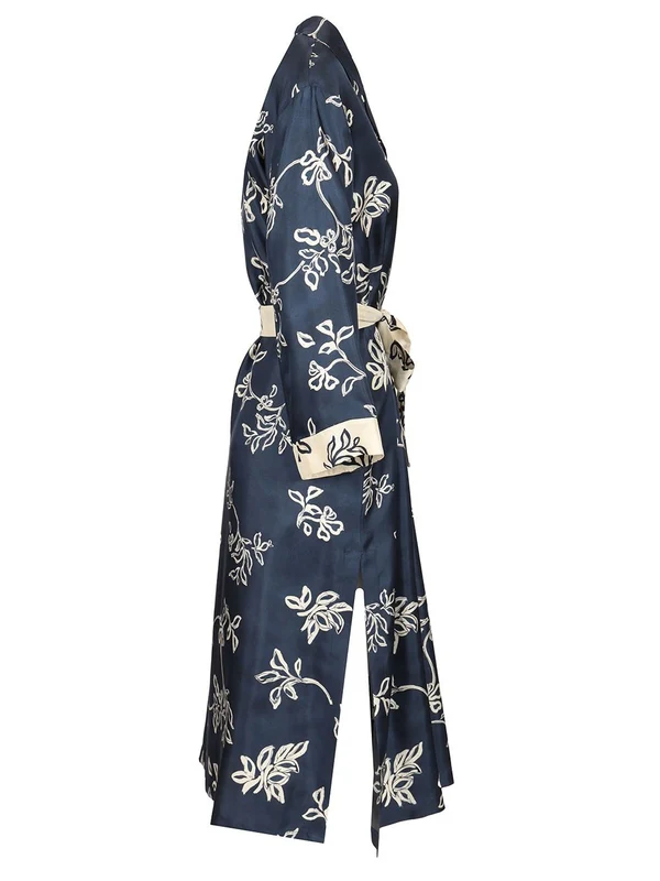 S Max Mara Blue Long Dress - Image 3