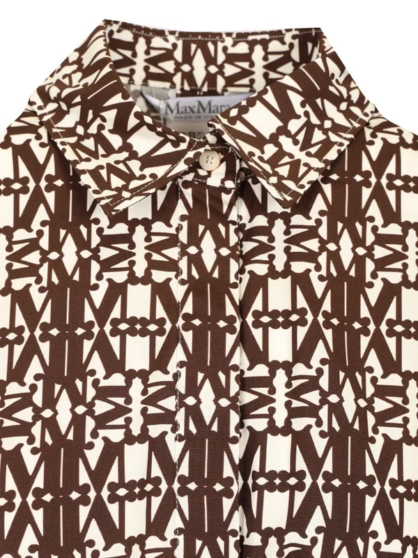 Max Mara Brown Long Dress - Image 4