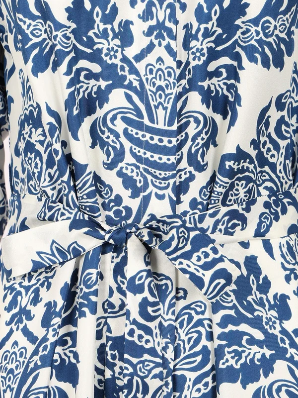 S Max Mara Blue Midi Dress - Image 4