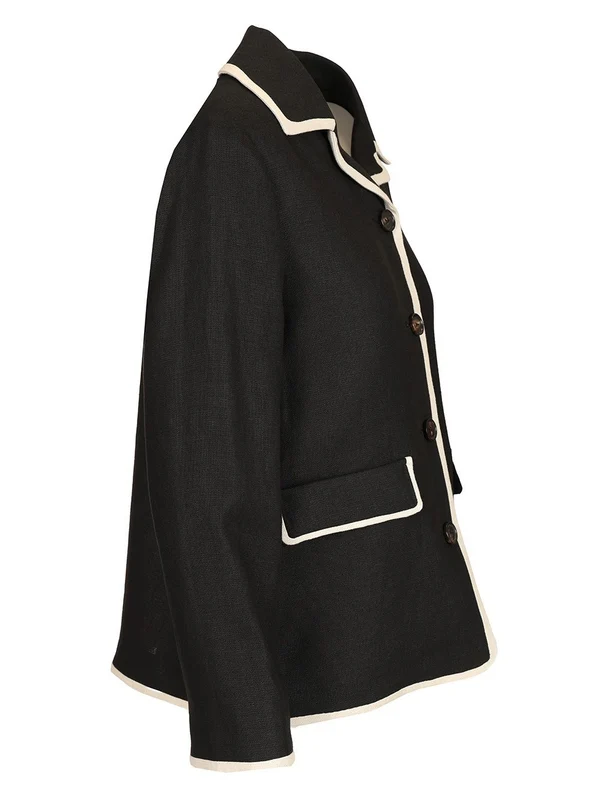 S Max Mara Black Jackets - Image 3