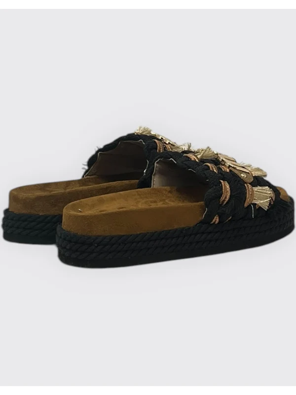 Mou Black Sandals - Image 2