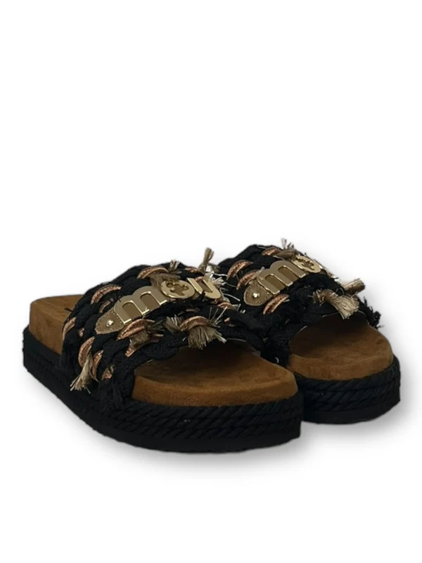Mou Black Sandals - Image 4