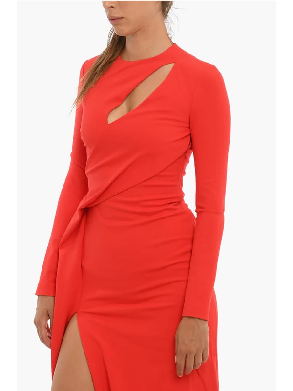 Alexander Mcqueen Red Long Dress - Image 3