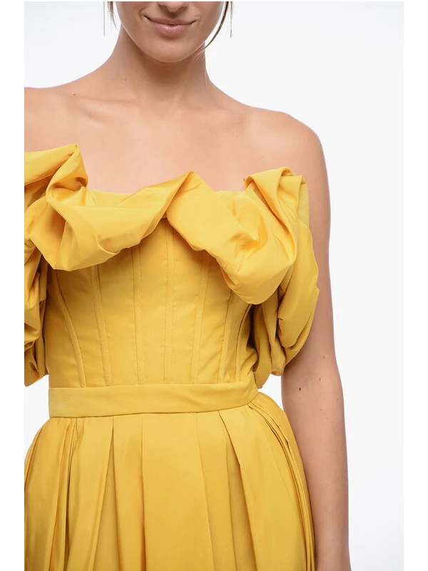 Alexander Mcqueen Yellow Long Dress - Image 3