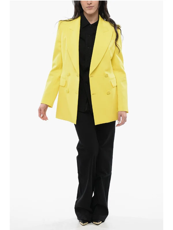 Alexander Mcqueen Yellow Tailored Jackets - Image 4