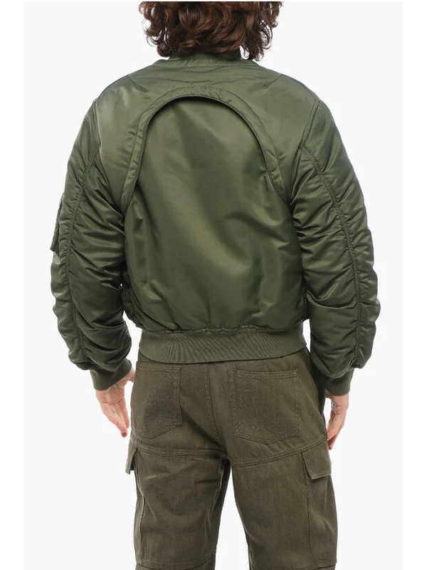 Alexander Mcqueen Khaki Bomber - Image 2