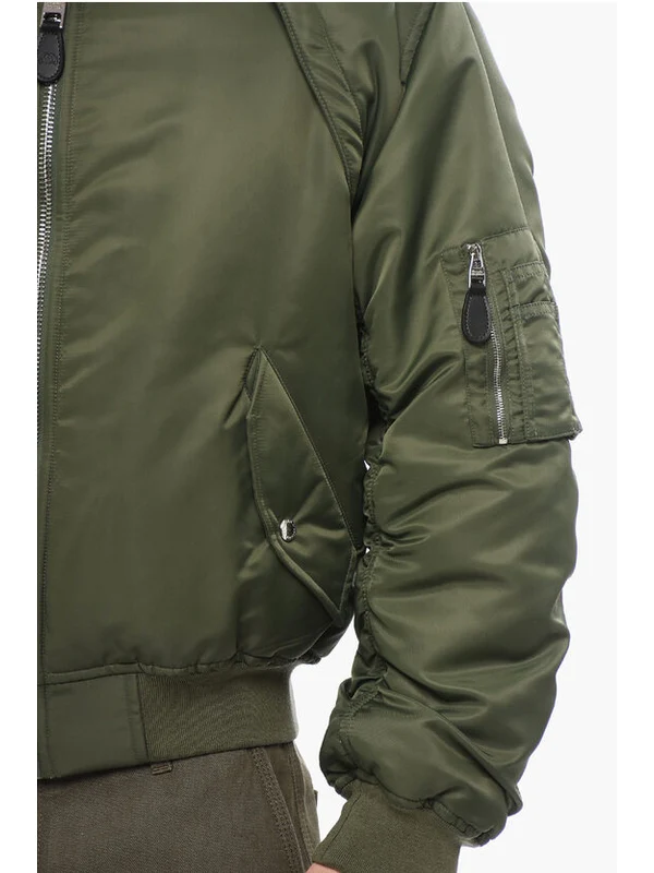Alexander Mcqueen Khaki Bomber - Image 3