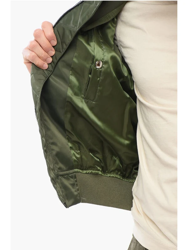 Alexander Mcqueen Khaki Bomber - Image 5