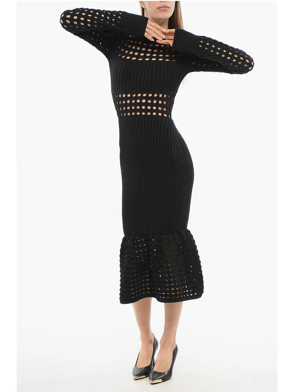 Alexander Mcqueen Black Long Dress - Image 4