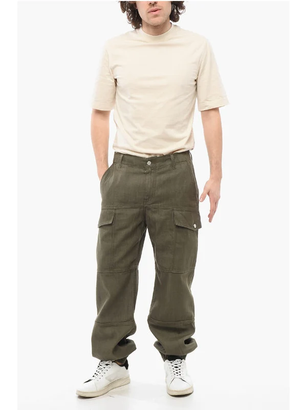 Alexander Mcqueen Khaki Casual Pants - Image 4