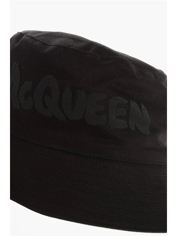 Alexander Mcqueen Black Bucket Hats - Image 3