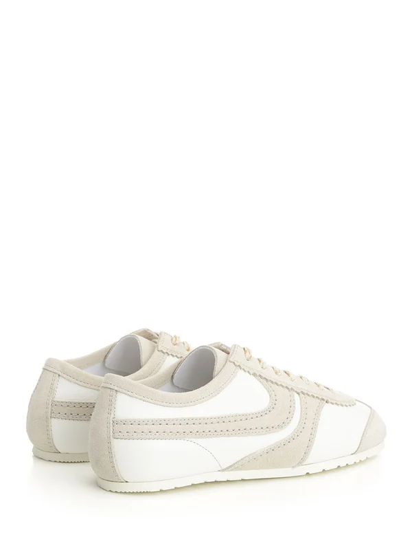 Dries Van Noten White Low Top Sneakers - Image 3