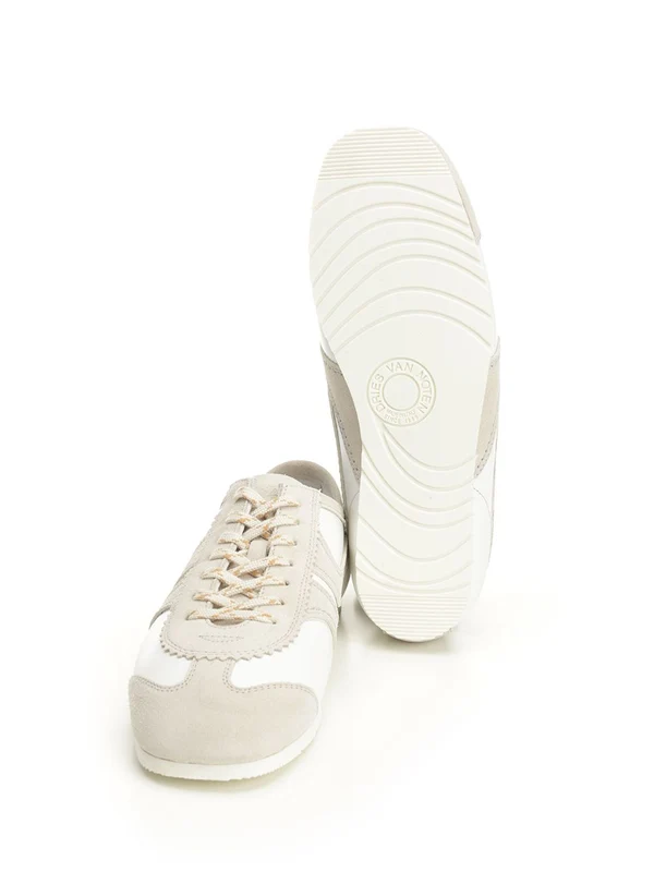 Dries Van Noten White Low Top Sneakers - Image 5