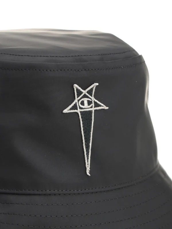 Rick Owens Black Bucket Hats - Image 4
