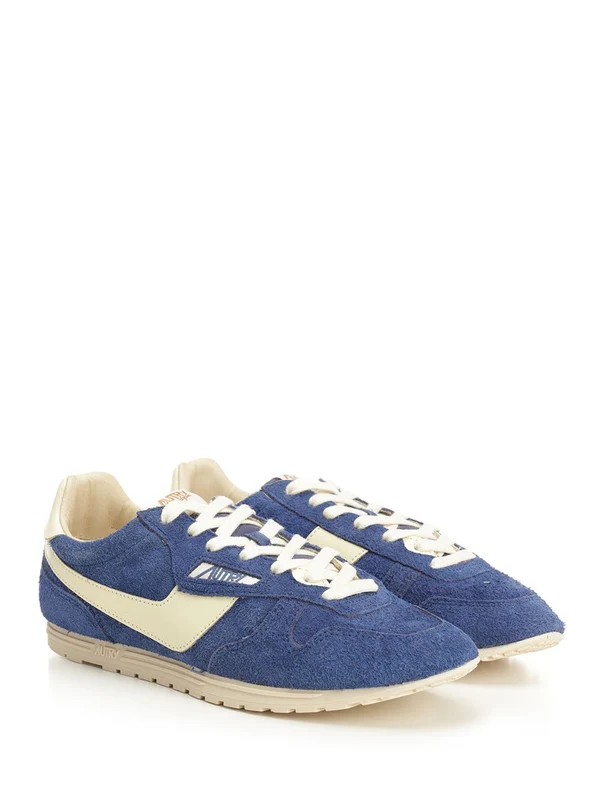 Autry Blue Low Top Sneakers - Image 2