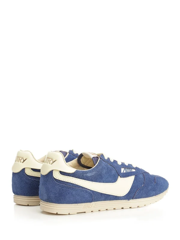 Autry Blue Low Top Sneakers - Image 3