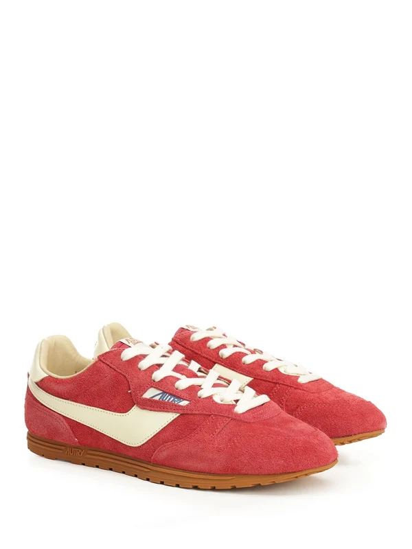 Autry Red Low Top Sneakers - Image 2