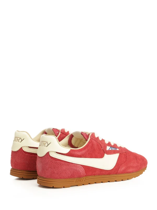 Autry Red Low Top Sneakers - Image 3