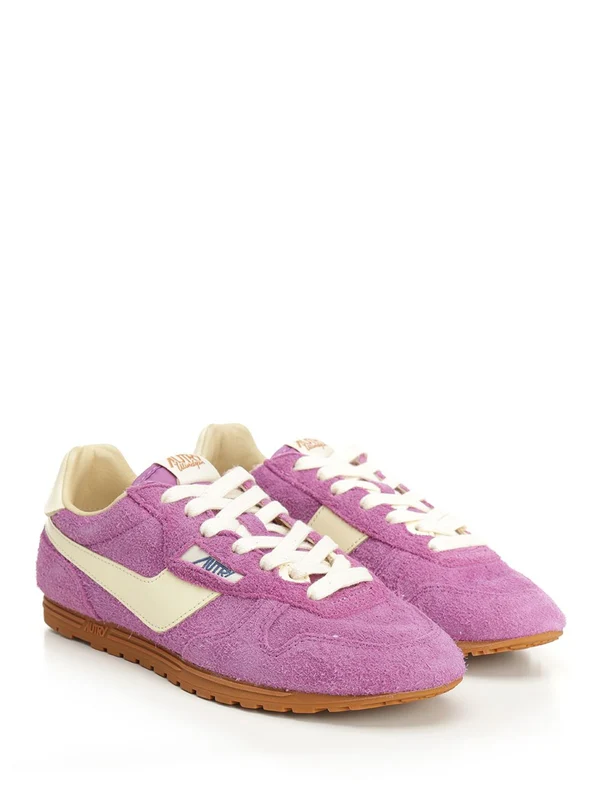 Autry Purple Low Top Sneakers - Image 2