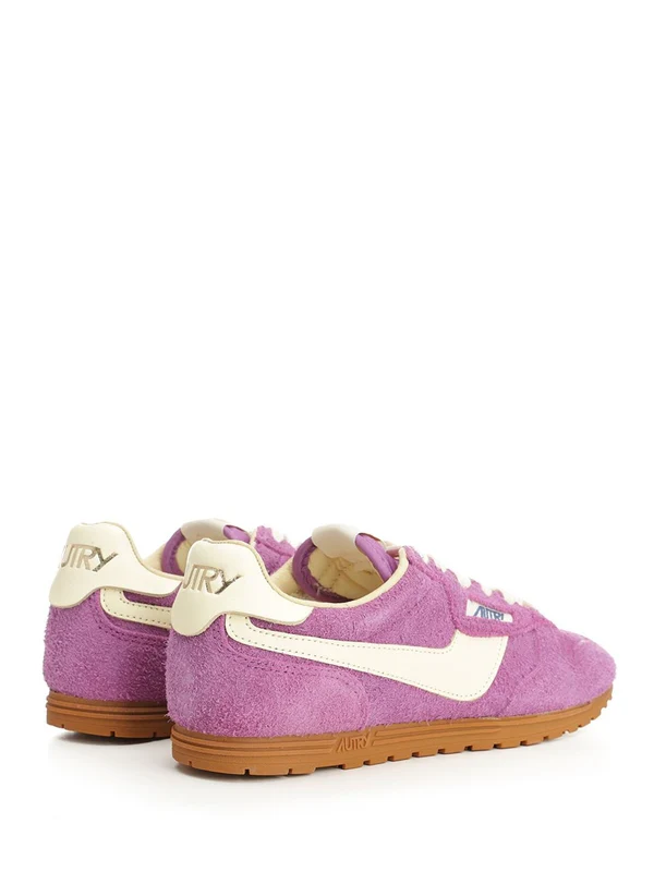Autry Purple Low Top Sneakers - Image 3