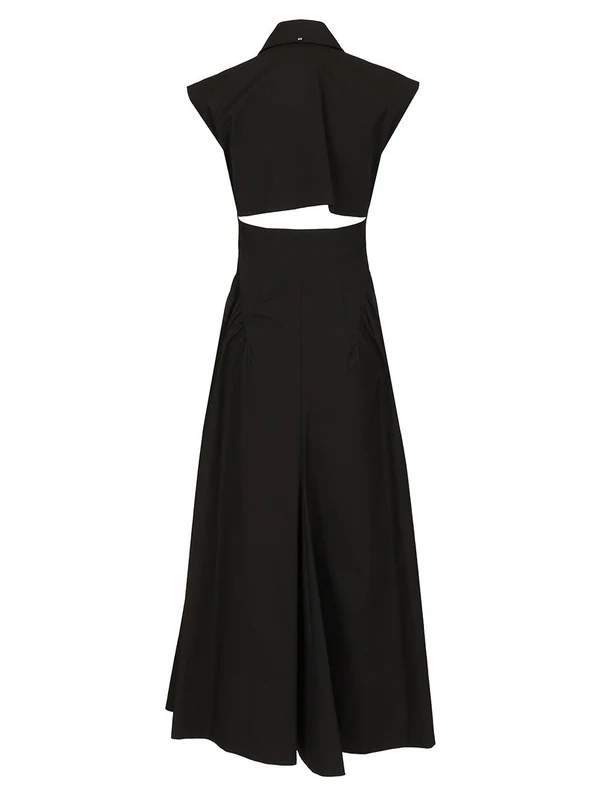 Sportmax Black Long Dress - Image 2