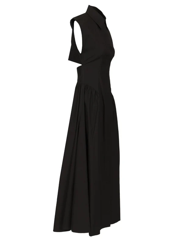 Sportmax Black Long Dress - Image 3