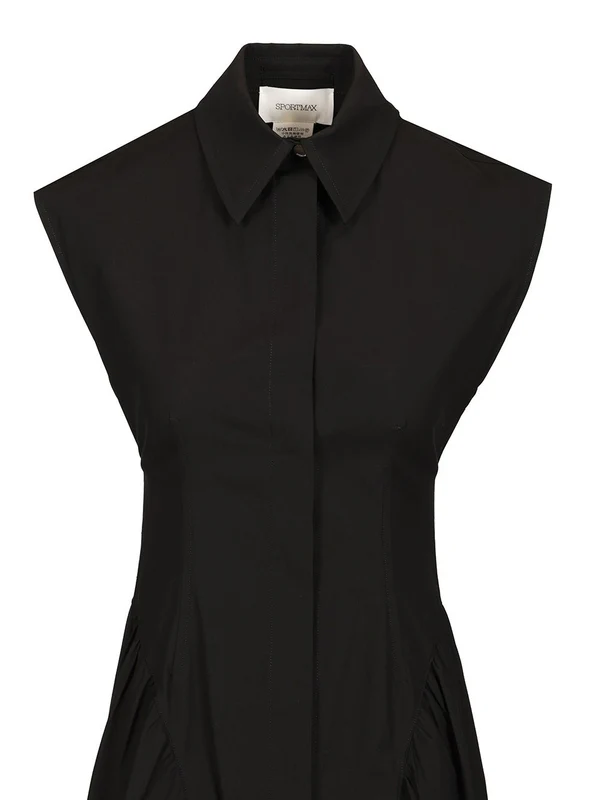 Sportmax Black Long Dress - Image 4