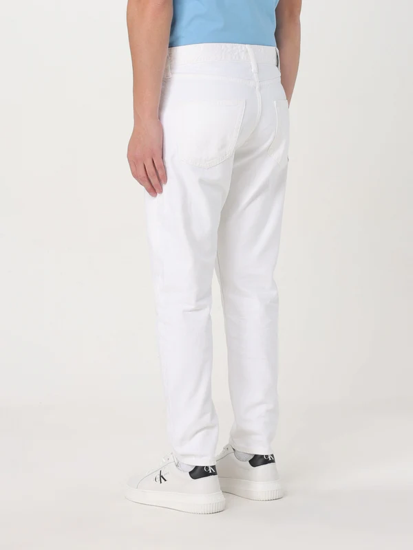 Calvin Klein White Denim Pants - Image 2