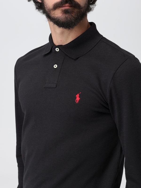 Polo Ralph Lauren Black Polo Shirt - Image 3