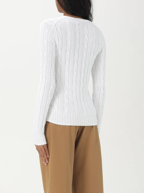 Polo Ralph Lauren White Knit - Image 2