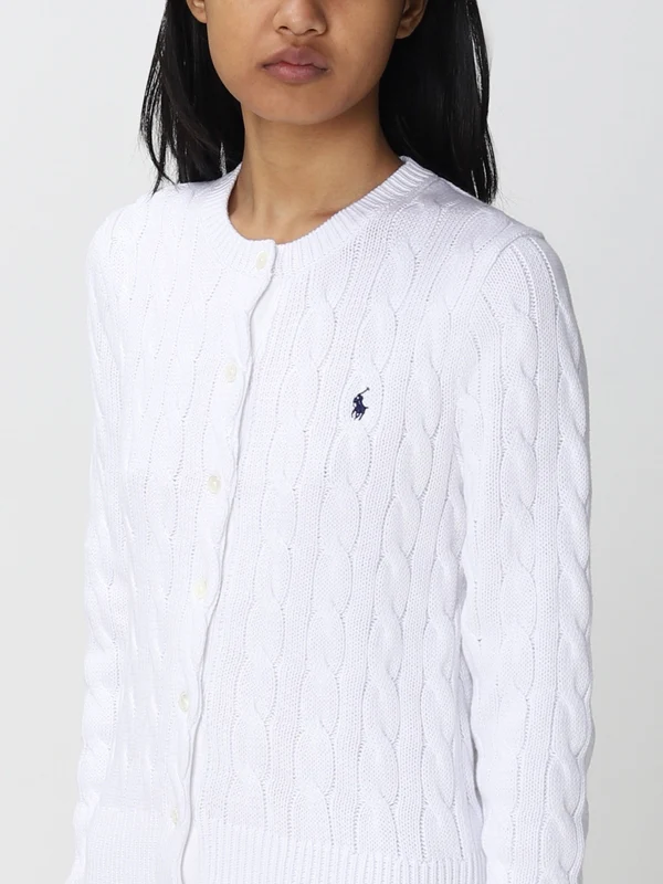 Polo Ralph Lauren White Cardigan - Image 3