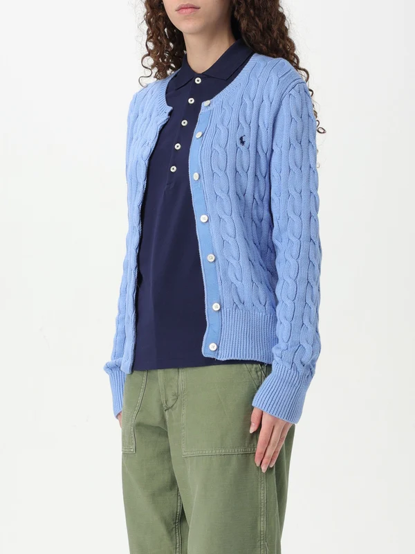 Polo Ralph Lauren Blue Cardigan - Image 3