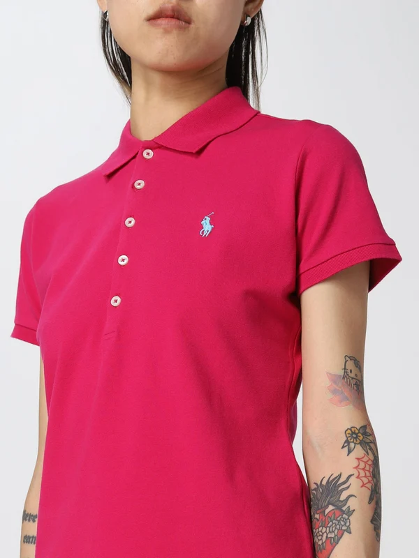 Polo Ralph Lauren Pink Polo Shirt - Image 3