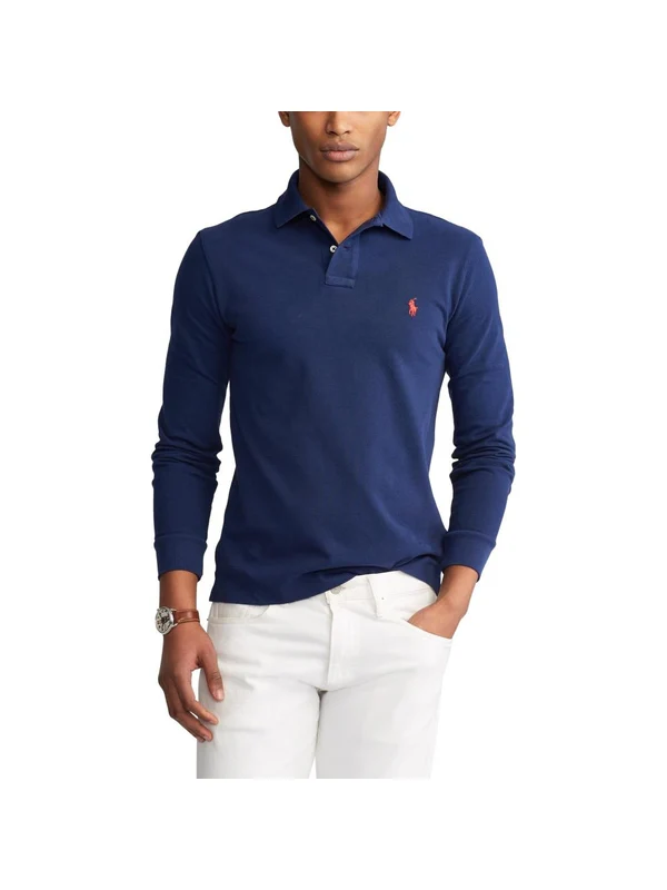 Polo Ralph Lauren Navy Polo Shirt - Image 4