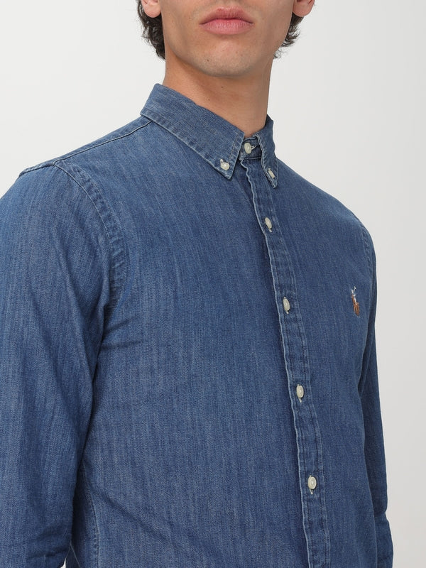 Polo Ralph Lauren Navy Polo Shirt - Image 3