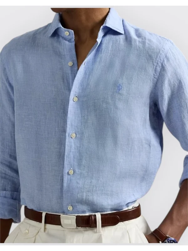 Polo Ralph Lauren Sky Blue Shirt - Image 3