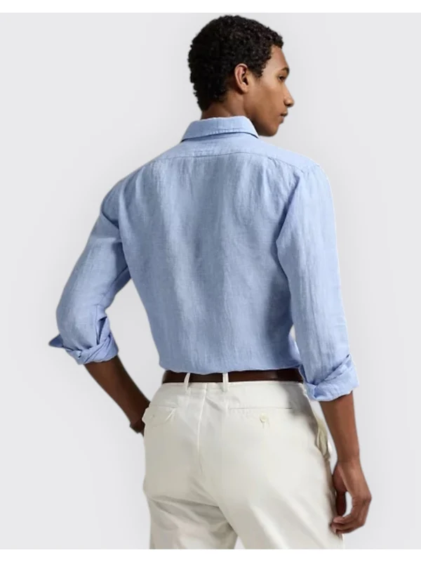 Polo Ralph Lauren Sky Blue Shirt - Image 4