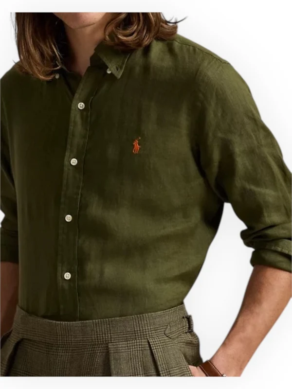 Polo Ralph Lauren Khaki Shirt - Image 3