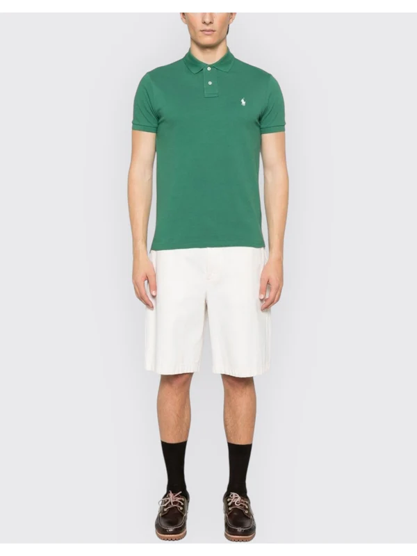 Polo Ralph Lauren Green Polo Shirt - Image 3
