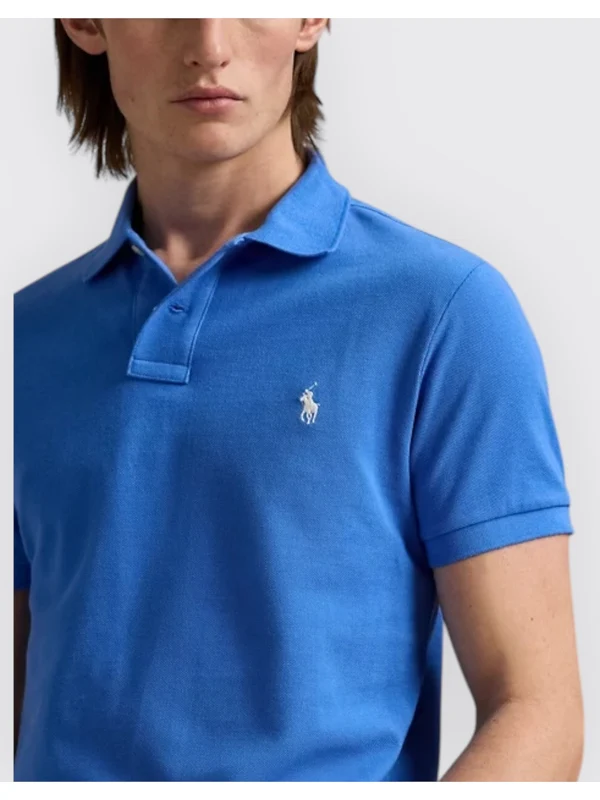 Polo Ralph Lauren Blue Polo Shirt - Image 3