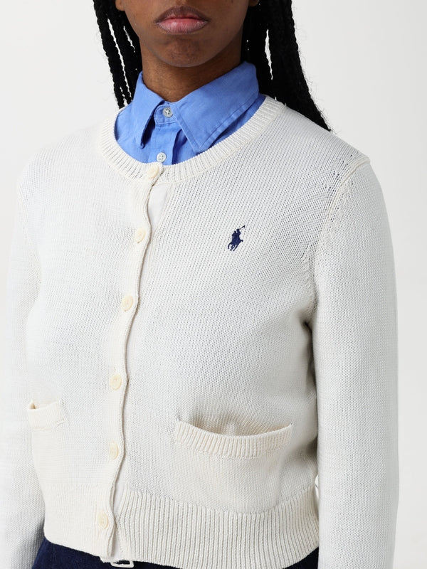 Polo Ralph Lauren White Cardigan - Image 4