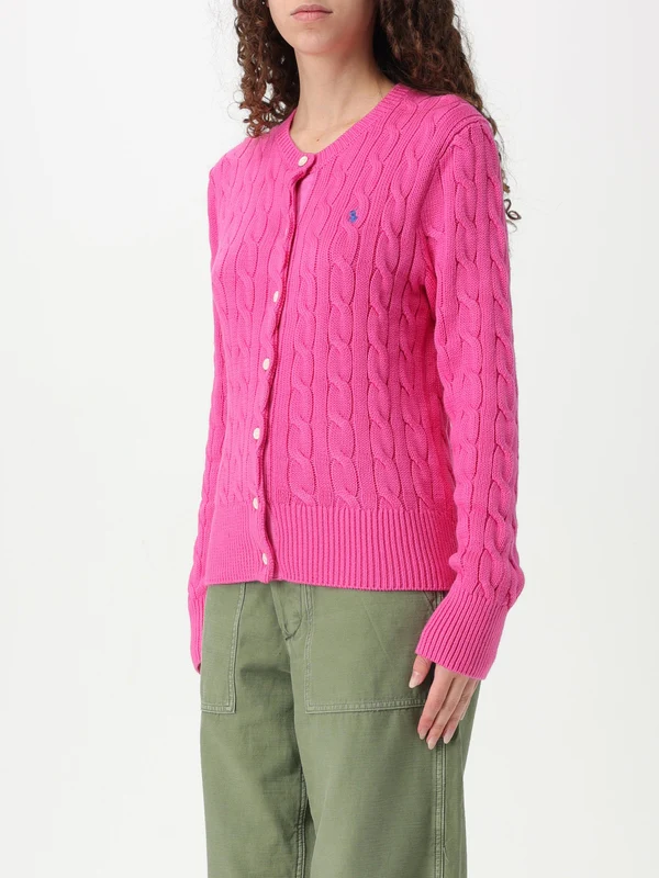 Polo Ralph Lauren Pink Cardigan - Image 3