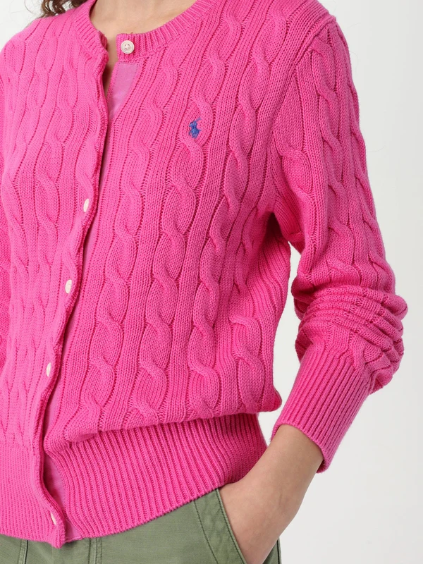 Polo Ralph Lauren Pink Cardigan - Image 4