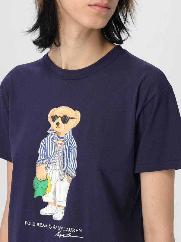 Polo Ralph Lauren Navy Short Sleeve T-Shirt - Image 3