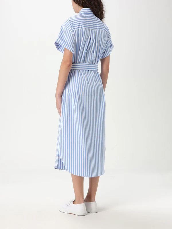 Polo Ralph Lauren Sky Blue Midi Dress - Image 2