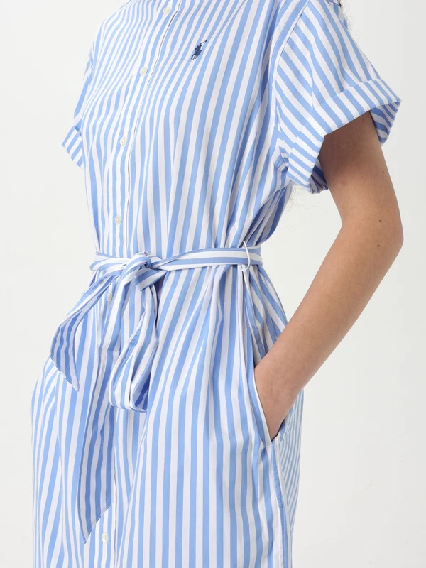 Polo Ralph Lauren Sky Blue Midi Dress - Image 3