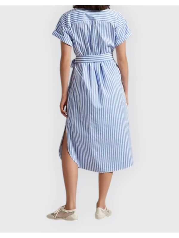 Polo Ralph Lauren Sky Blue Midi Dress - Image 4