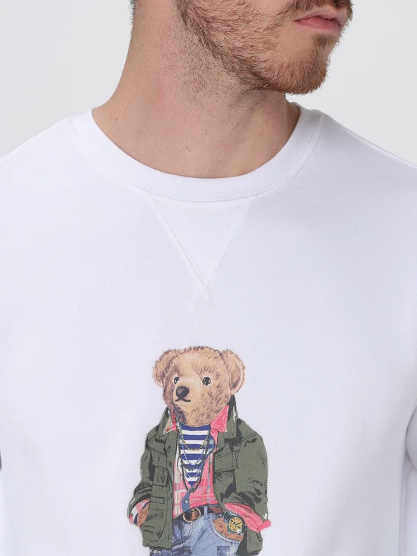 Polo Ralph Lauren White Sweatshirt - Image 3
