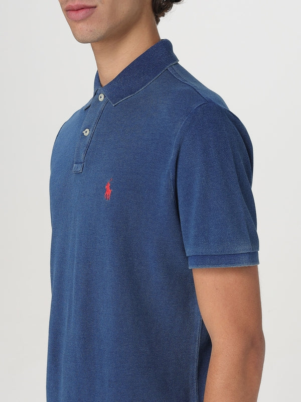 Polo Ralph Lauren Blue Polo Shirt - Image 3